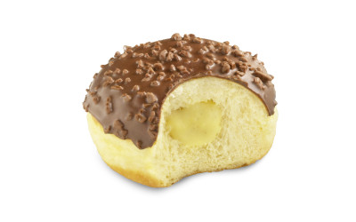 Boule de Berlin chocolat à la crème vanille